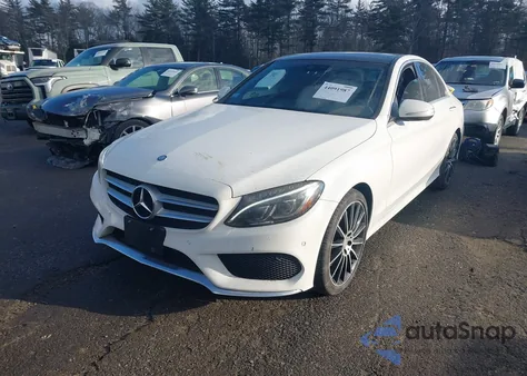 2015 Mercedes-Benz C 300 Sport 4Matic from USA, damaged, VIN 55SWF4KB7FU040969